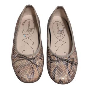 Waldlaufer Weite H Brown Tan Reptile Flats Loafera Shoes 4 UK /6 US